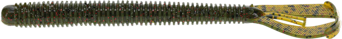 Strike King Twin Tail Rage Menace 6 inch Soft Plastic Worm - 6 Pack