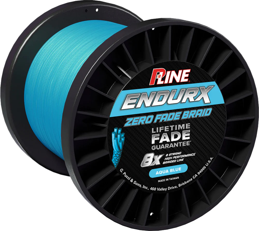 P-Line EndurX Braid Bulk Spools - Aqua Blue