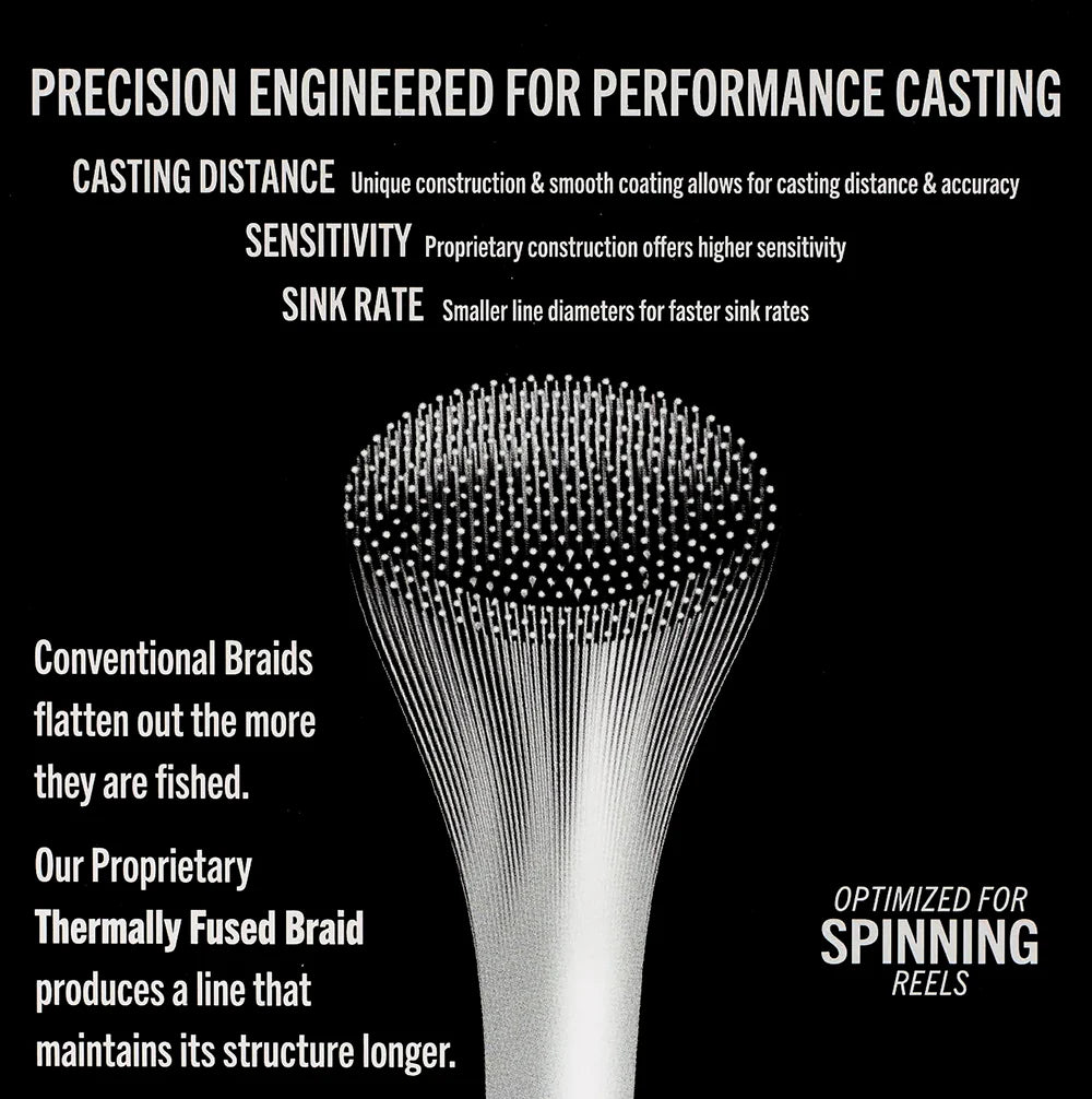 Berkley Forward Finesse Crystal Braid - 150 Yard Spool