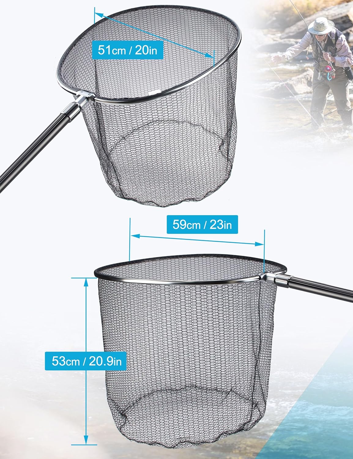 Telescopic Aluminum Alloy Fishing Net