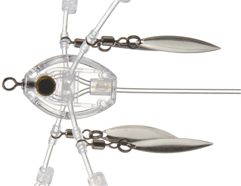 Stealth Lures Clear Stealth Rig - 4 Blade Design