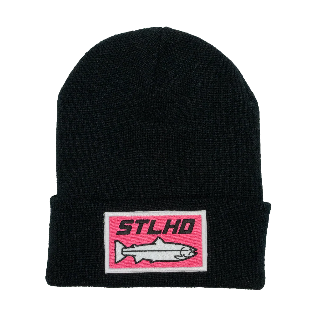 STLHD Knit Beanie Patch Hat - 2 Patch Options