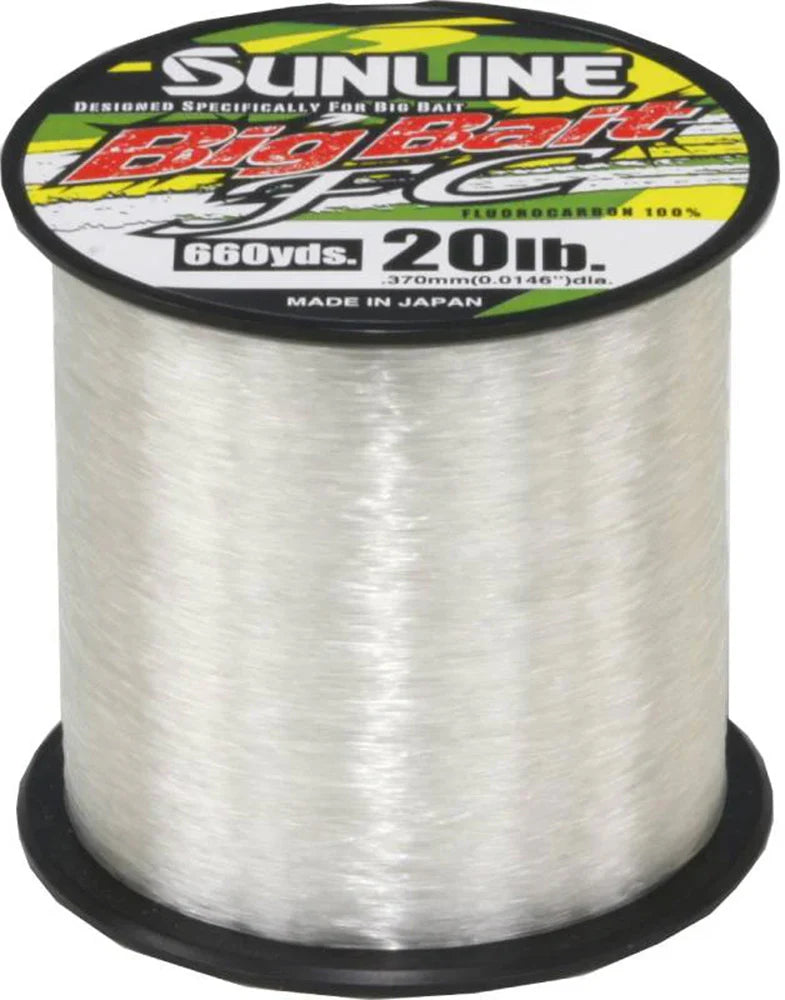 Sunline Big Bait FC Fluorocarbon Bulk Spool - 600 Yards