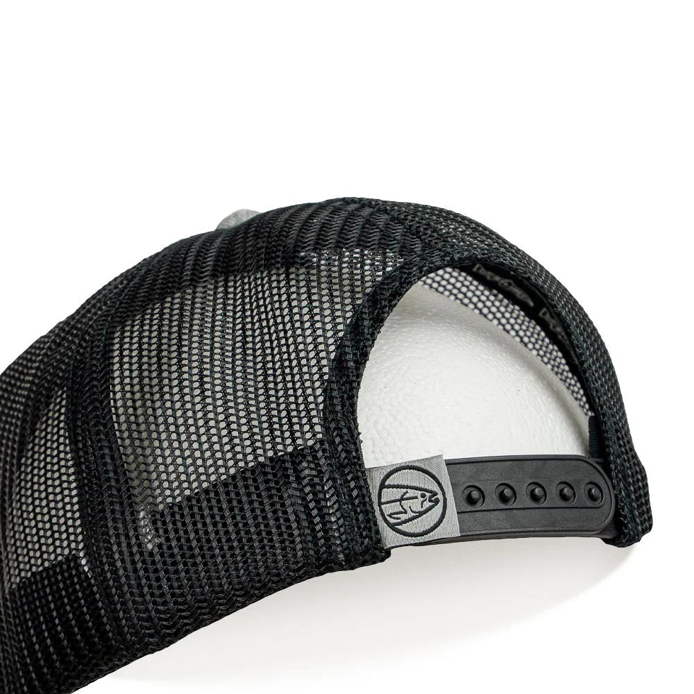 STLHD Chrome Edition Heather Grey/Black Trucker Snapback Hat