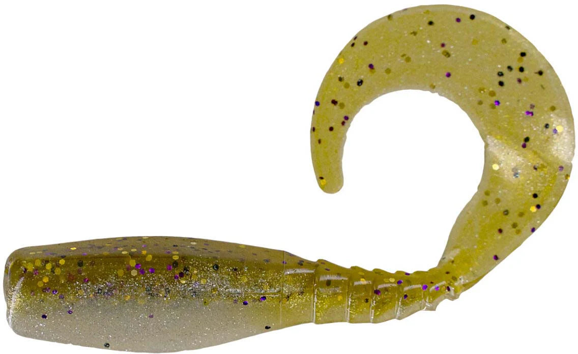 Big Bite Baits Curly Tail Crappie Minnr Soft Plastic - 10 Pack