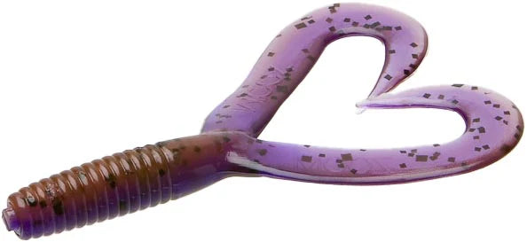 Zoom Creepy Crawler Twin Tail Grub Jig Trailer - 3 Inch
