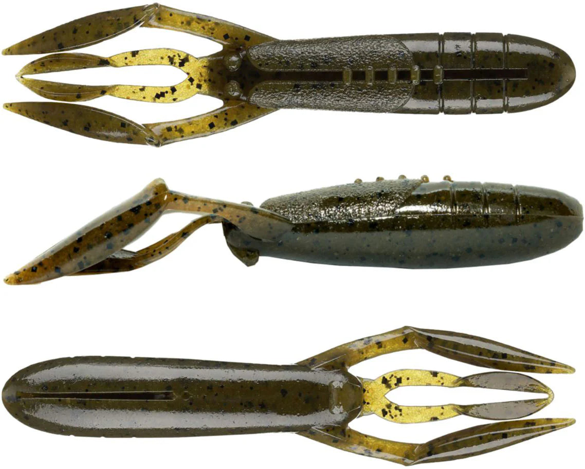 Keitech Glide Camaron 3.5 Inch Soft Plastic Craw - 6 Pack