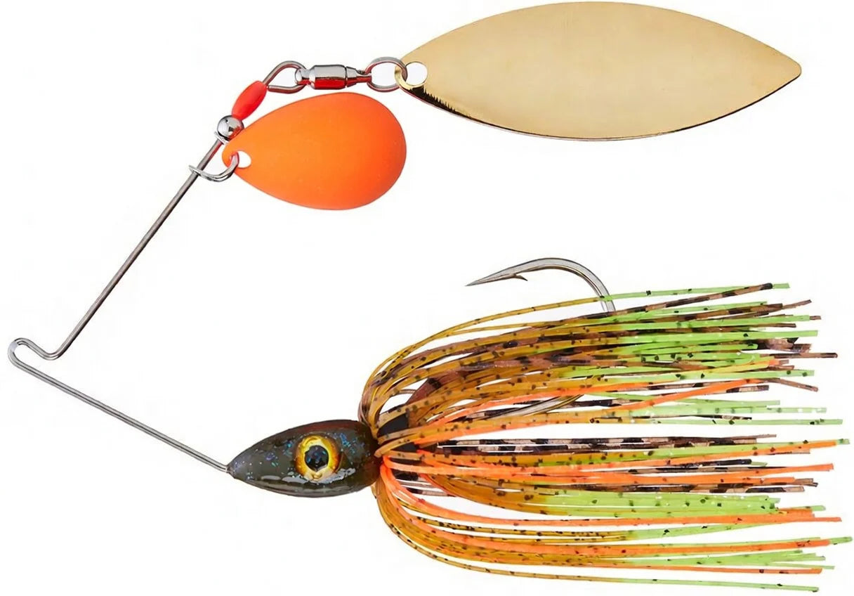 Nichols Lures Pulsator Kicker Series Tandem Colorado Willow Spinnerbait - 1/2 oz