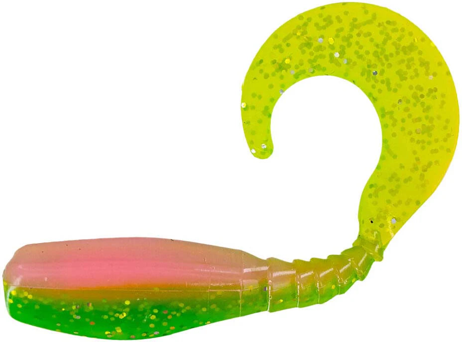 Big Bite Baits Curly Tail Crappie Minnr Soft Plastic - 10 Pack