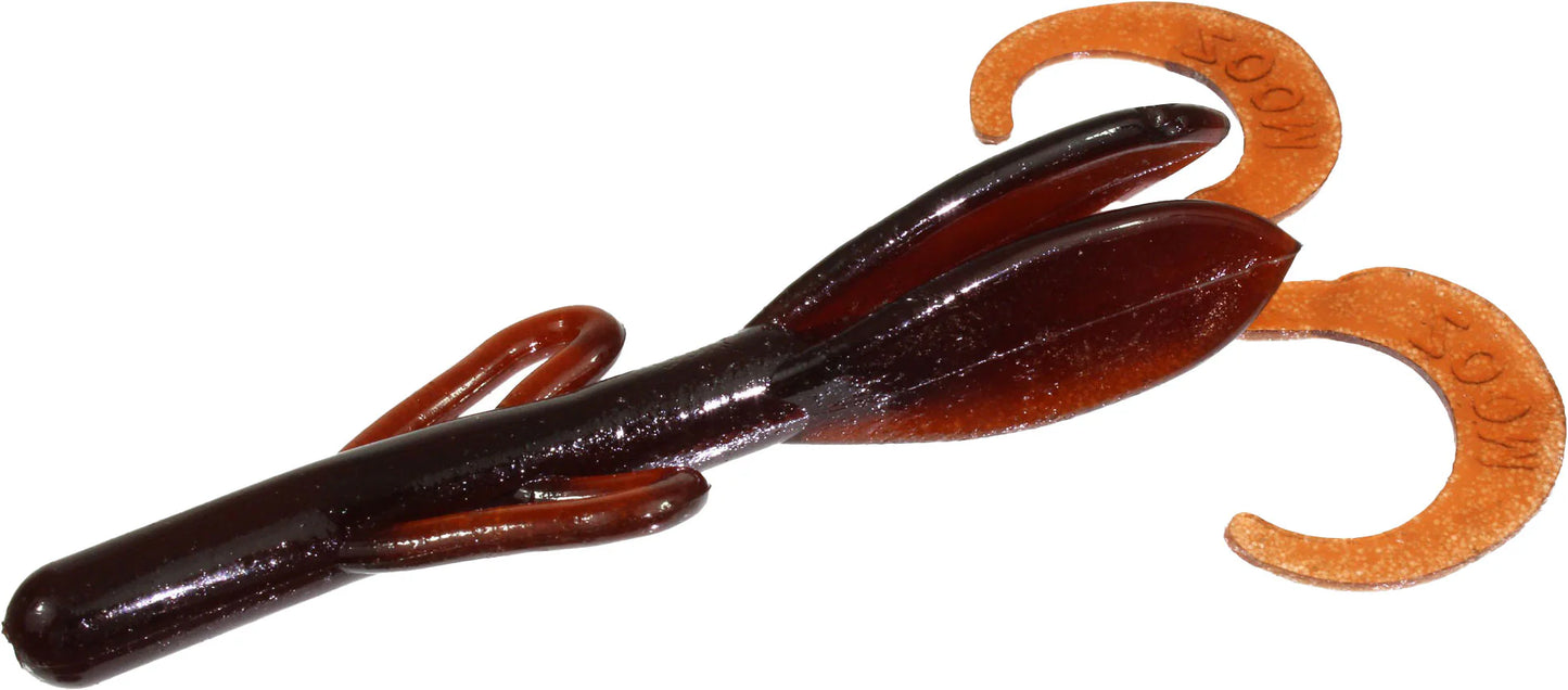 Zoom Brush Hog Midsize Creature Bait - 4.5 Inch