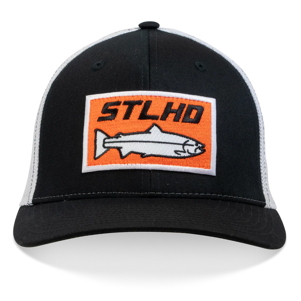 STLHD Standard Black/White Flex fit Hat