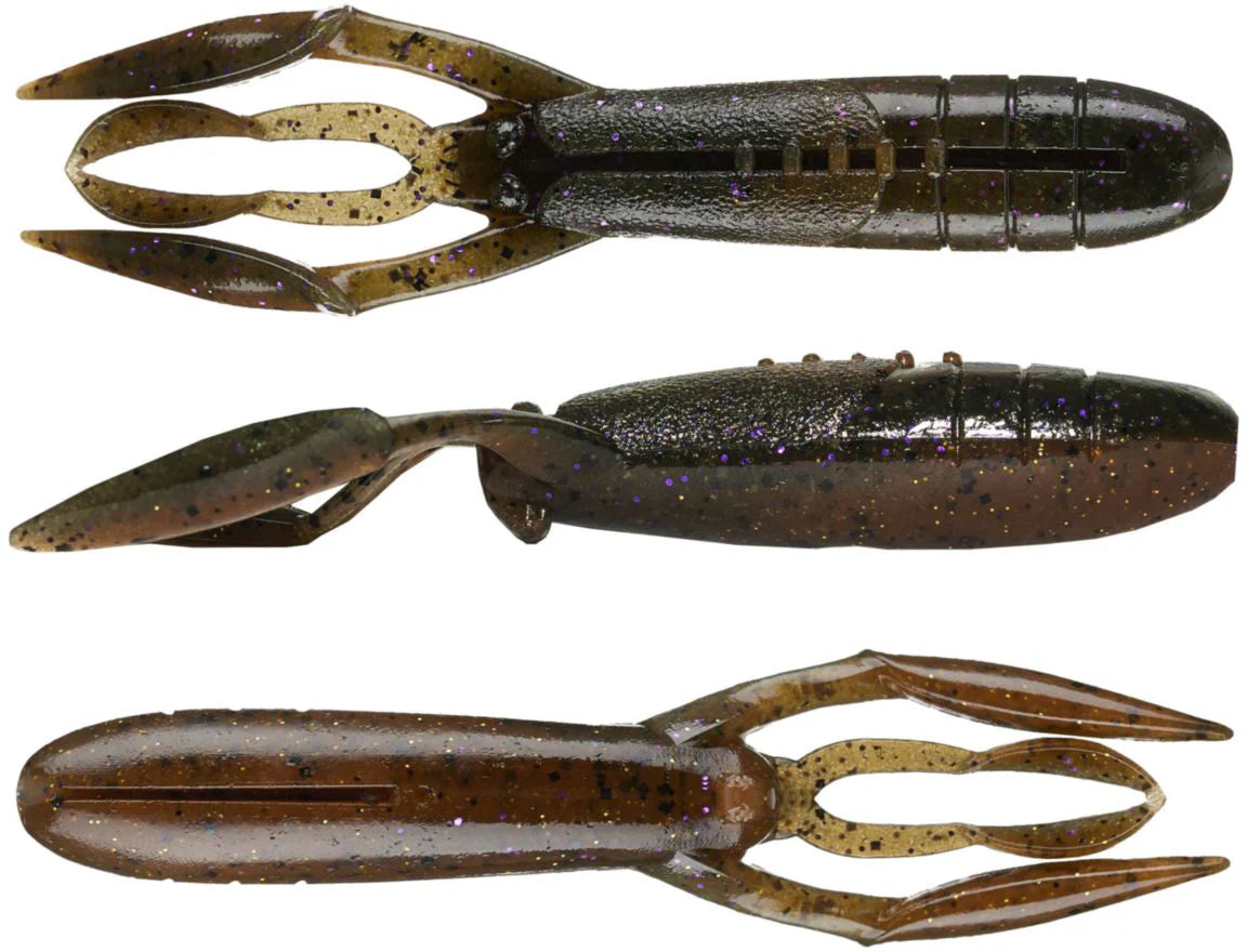 Keitech Glide Camaron 3.5 Inch Soft Plastic Craw - 6 Pack