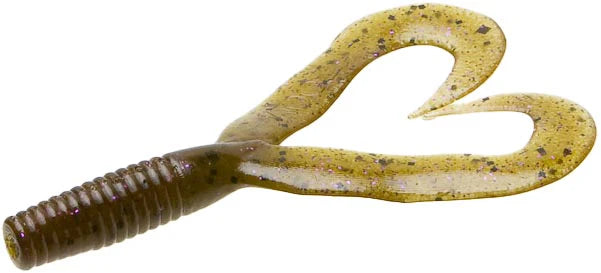Zoom Creepy Crawler Twin Tail Grub Jig Trailer - 3 Inch
