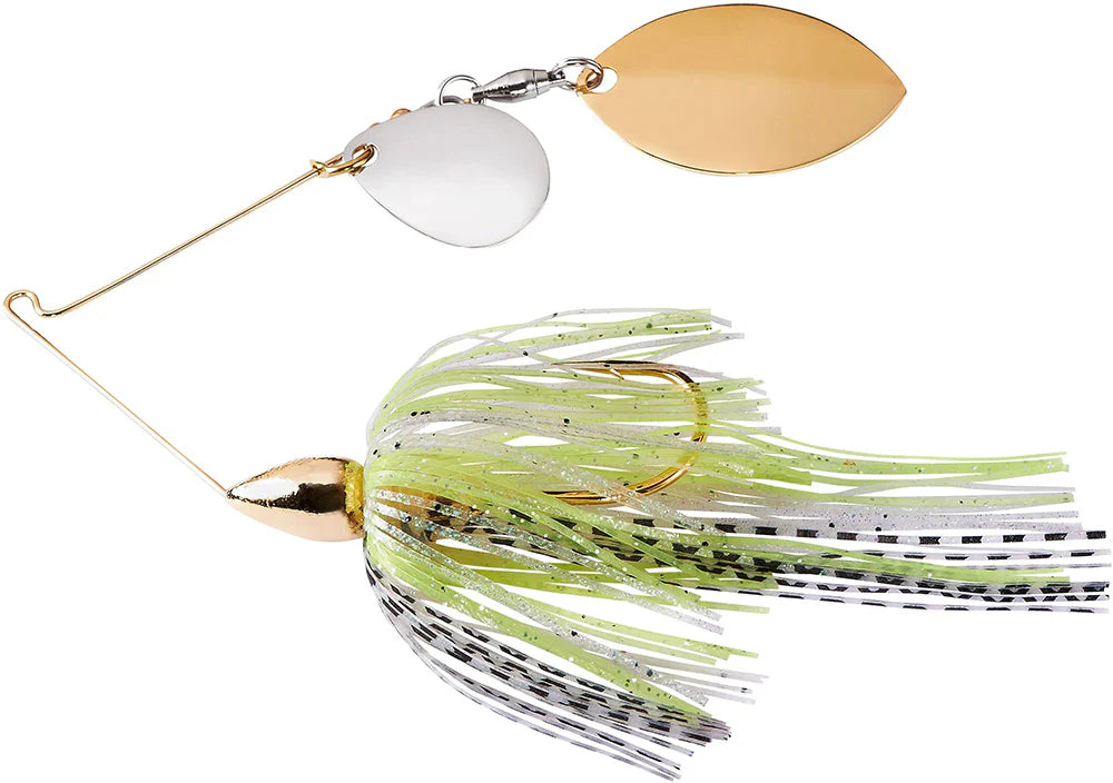 War Eagle Tandem Indiana Colorado Finesse Gold Frame Spinnerbait - 5/16 oz