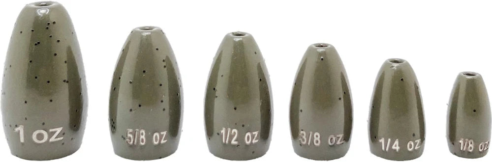 Departure Outdoors Tungsten Flipping Weights - 5 Pack
