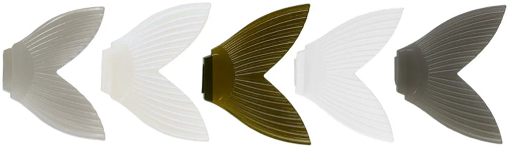 Bucca 6 Inch Trick Shad Replacement Tails - 5 Pack