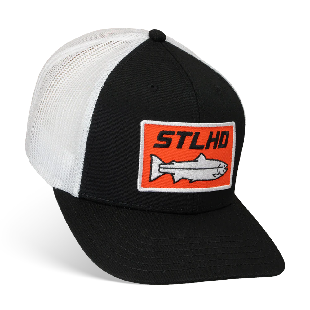 STLHD Standard White & Black Trucker Hat