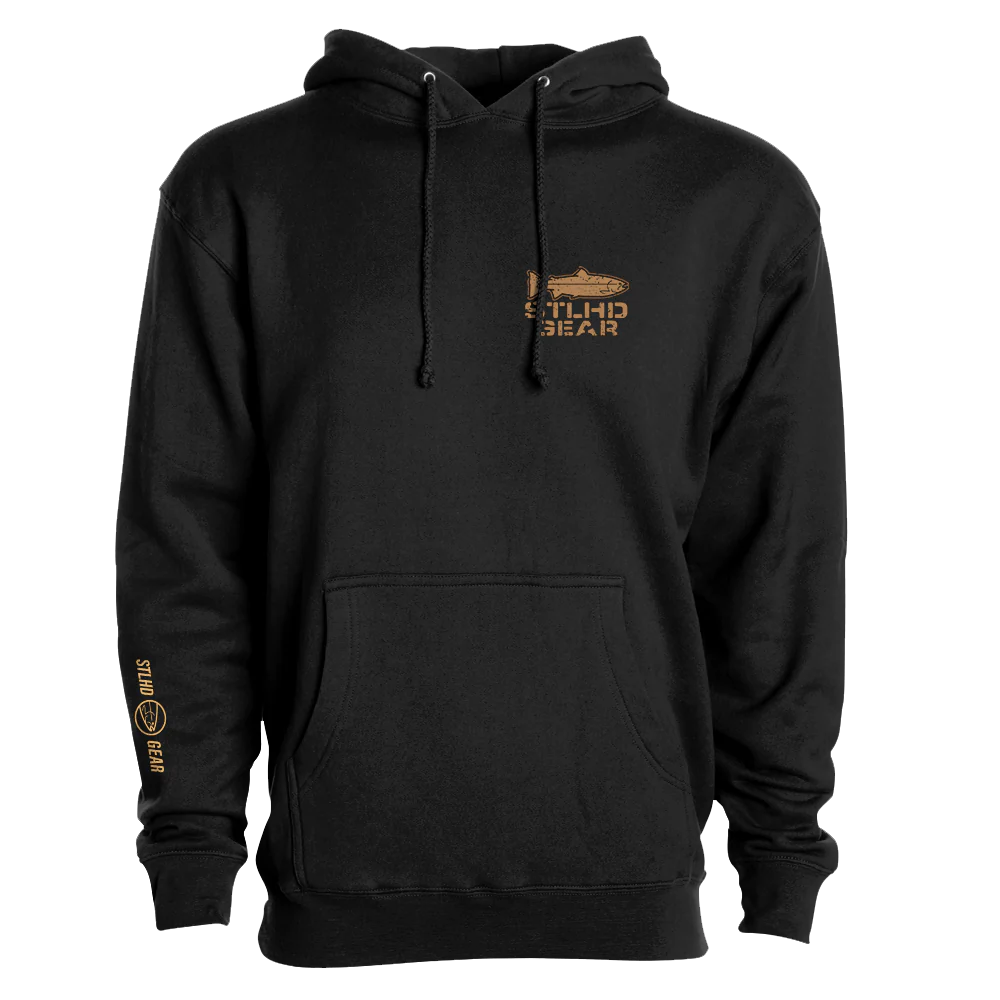 STLHD Men’s Work Hard Fish Hard Premium Hoodie