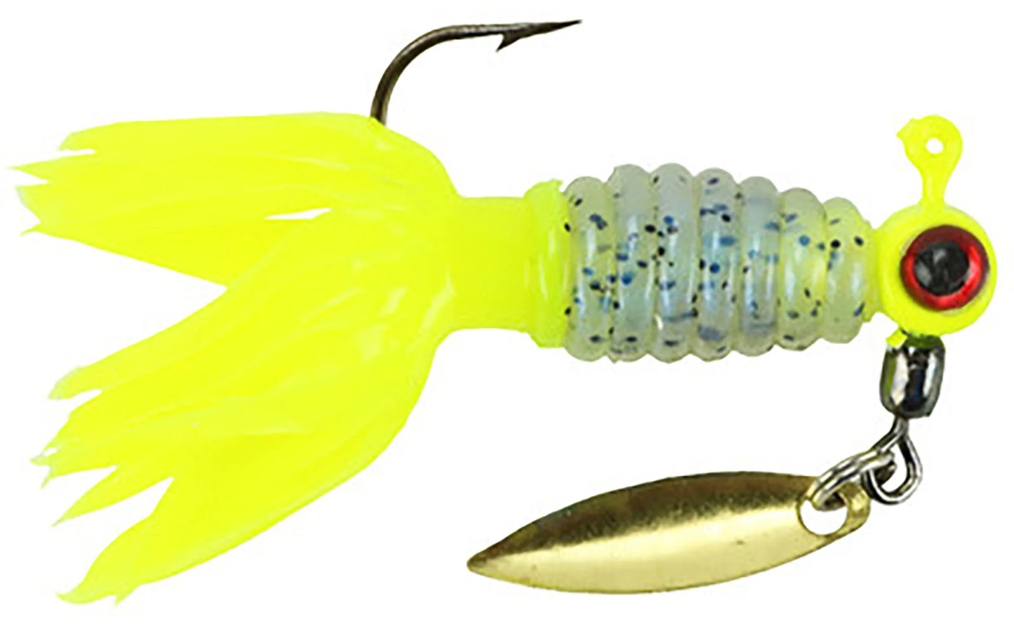 Mr. Crappie Sausage Head Jig Pre-Rigged w/Crappie Thunder Soft Plastic