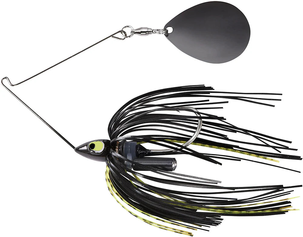 War Eagle Painted Head Night Time Single Colorado Spinnerbait - 1/2 oz