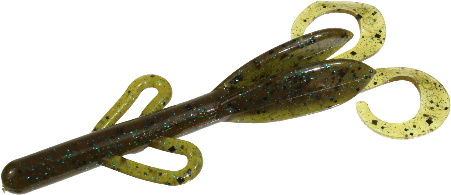 Zoom Brush Hog Midsize Creature Bait - 4.5 Inch