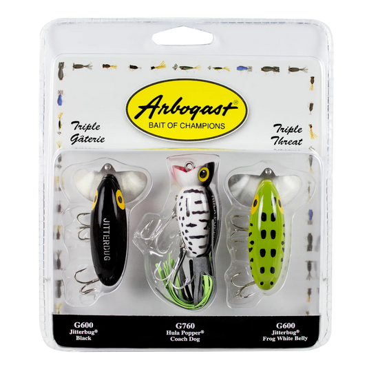 Arbogast Classic Topwater Hard Baits Variety Pack