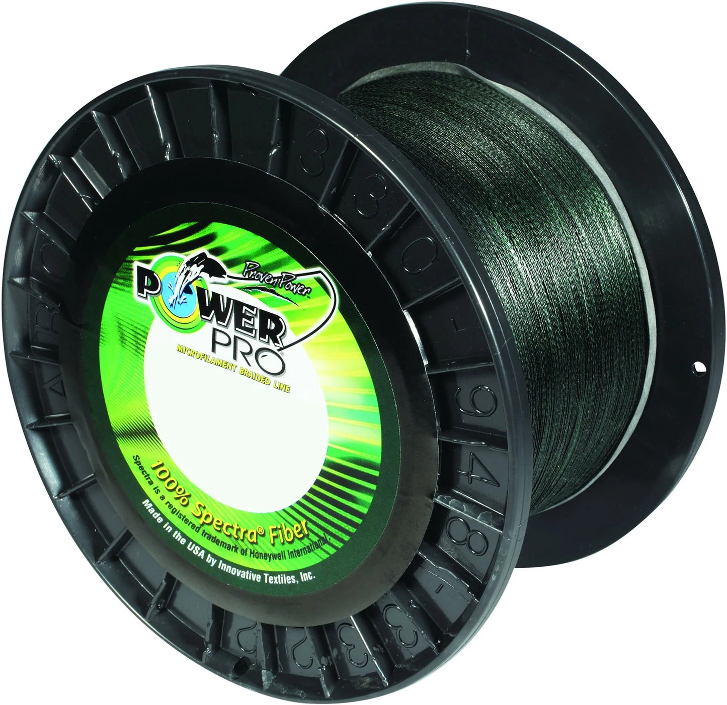 Power Pro Spectra Moss Green Braided Line 1500 yard Bulk Spool