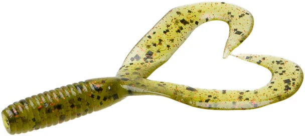 Zoom Creepy Crawler Twin Tail Grub Jig Trailer - 3 Inch