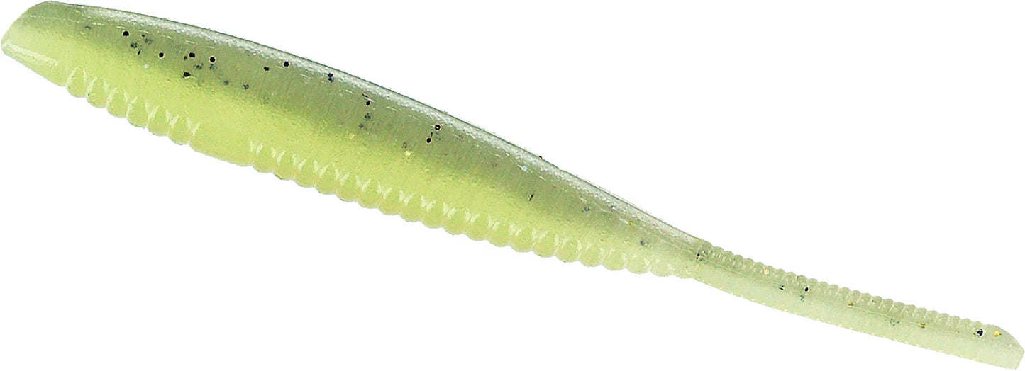 Gary Yamamoto 3.75 Inch Shad Shape Worm Drop Shot Bait - 10 Pack