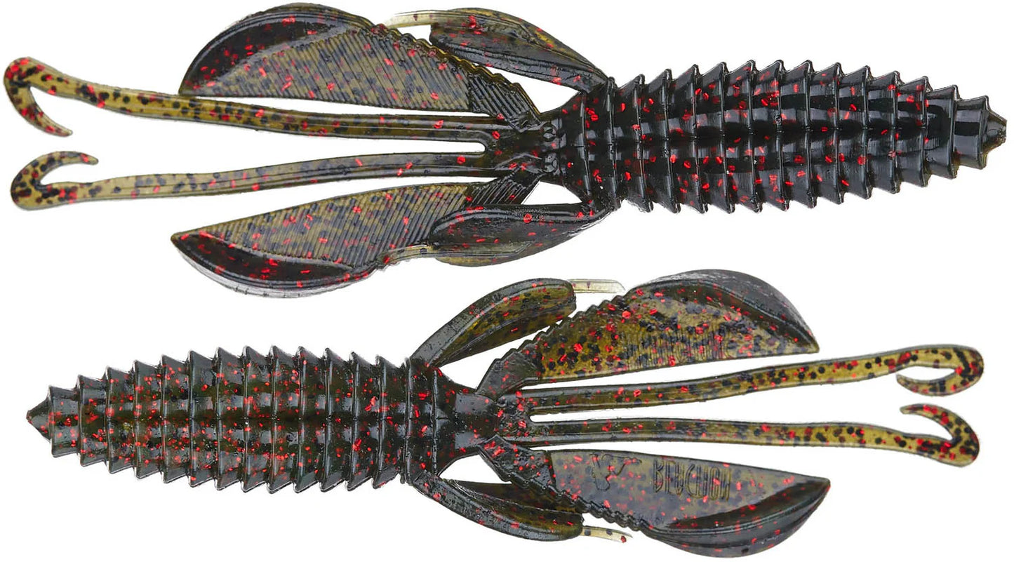 Reaction Innovations Kinky Beaver 5 inch Soft Plastic Creature Bait 7 pack