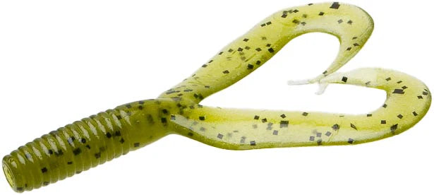 Zoom Creepy Crawler Twin Tail Grub Jig Trailer - 3 Inch