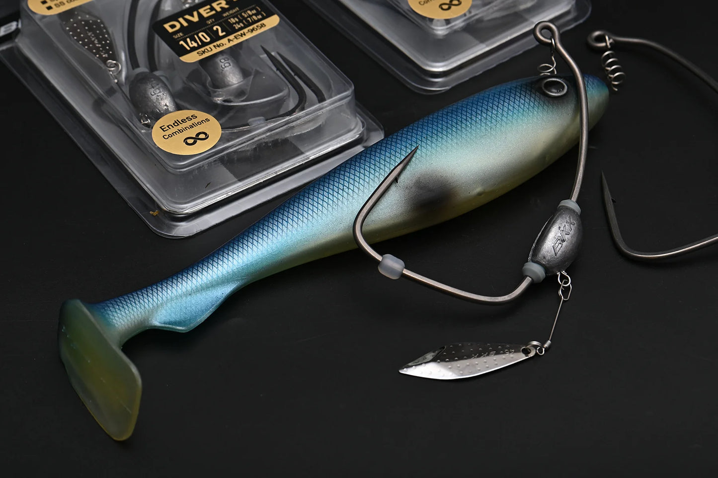 BKK Titan Diver+ Weighted Swimbait Hook