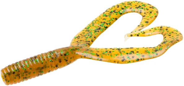 Zoom Creepy Crawler Twin Tail Grub Jig Trailer - 3 Inch