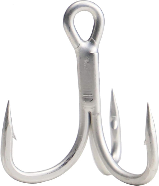 10PCS 4X Strong Large-Size Treble Fishing Hooks