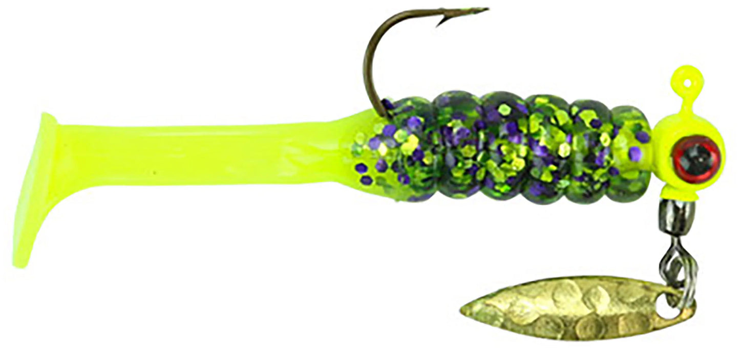 Mr. Crappie Sausage Head Jig Pre-Rigged w/Slabalicious Soft Plastic