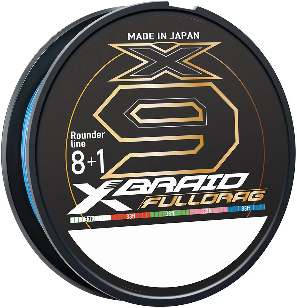 Daiwa X-Braid X9 Fulldrag Multicolor Braid Filler Spool - 330 Yards