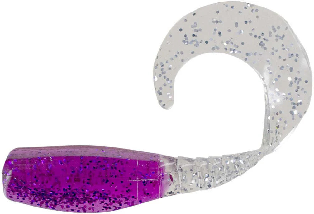 Big Bite Baits Curly Tail Crappie Minnr Soft Plastic - 10 Pack