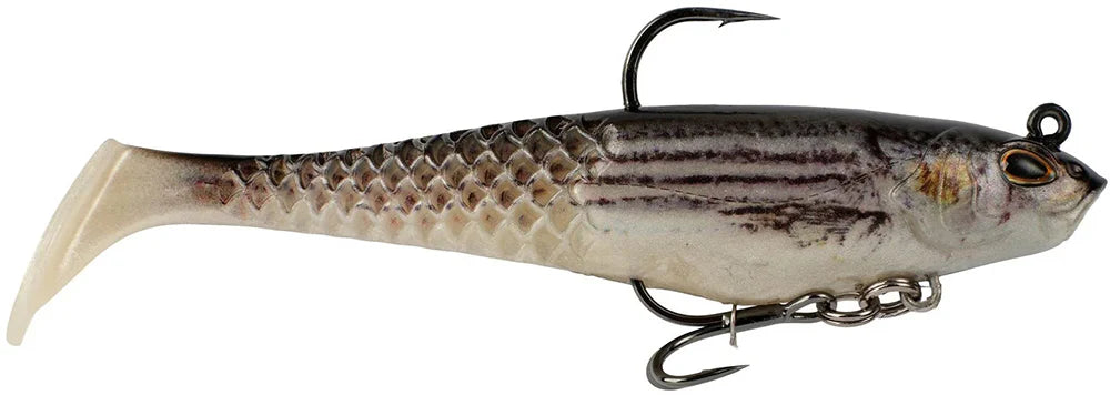 Berkley PowerBait Saltwater CullShad Pre-Rigged Soft Body Swimbait - 4 Inch
