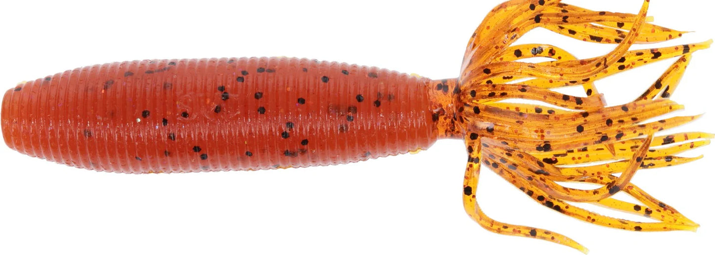 Gary Yamamoto 4 Inch Fat Ika Soft Plastic Skirted Grub - 10 Pack