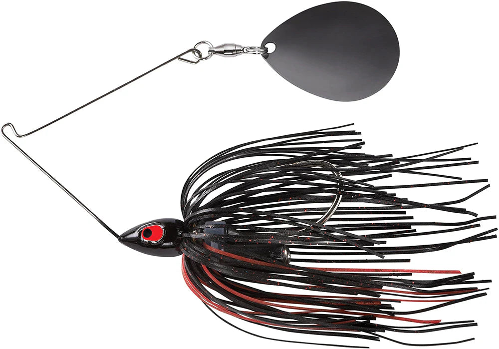 War Eagle Painted Head Night Time Single Colorado Spinnerbait - 1/2 oz
