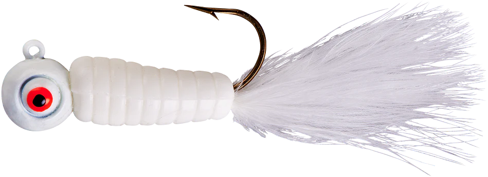 Lindy Fuzz-E-Grub Pre-Rigged Hair Tail Soft Grub 2 pack