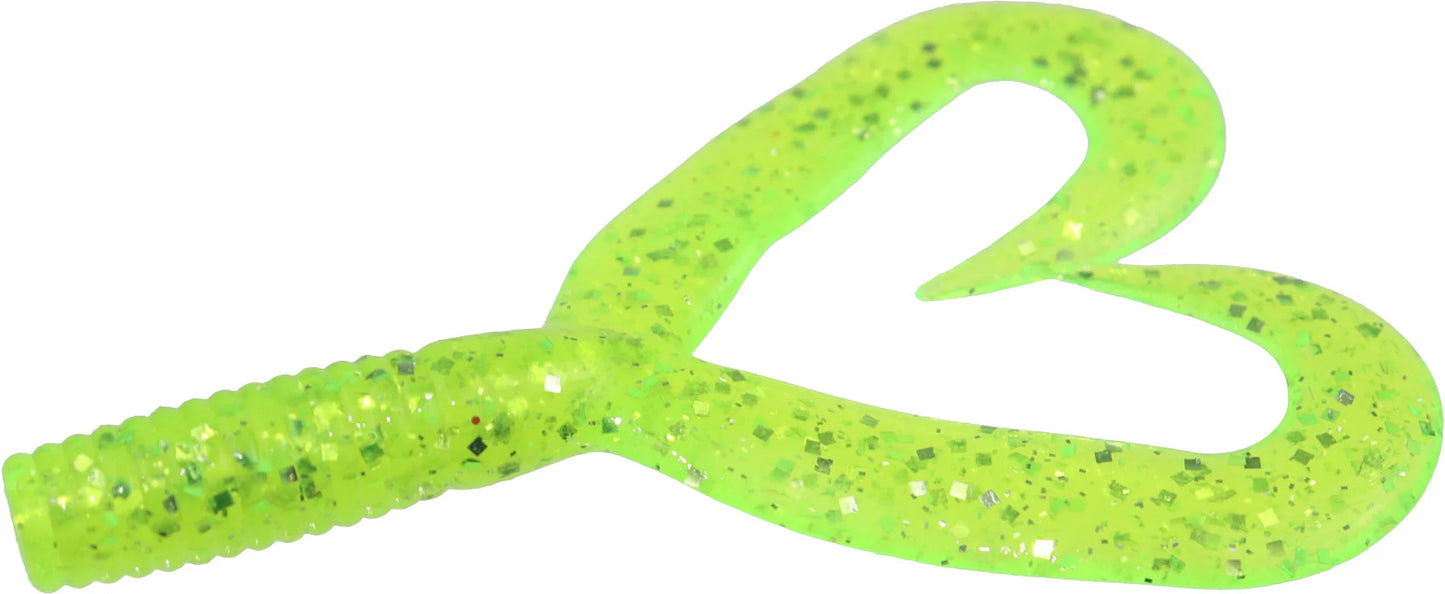 Zoom Creepy Crawler Twin Tail Grub Jig Trailer - 3 Inch