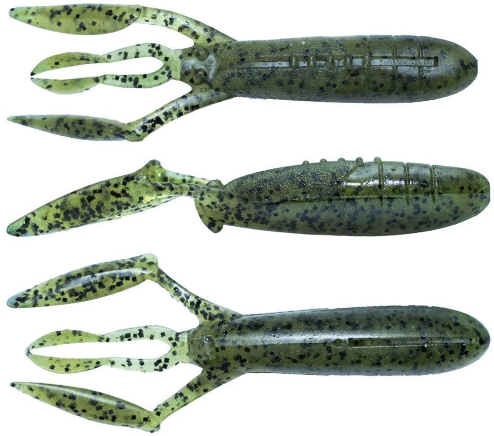 Keitech Glide Camaron 3.5 Inch Soft Plastic Craw - 6 Pack