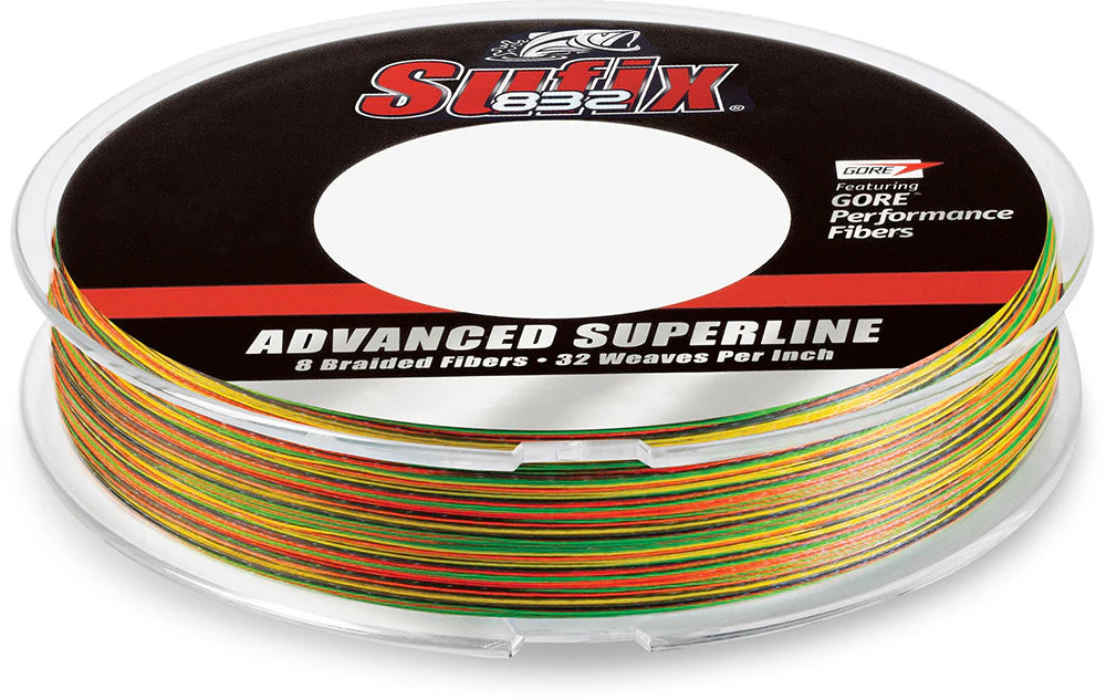 Sufix 832 Advanced Superline Fire Tiger Braided Line - 150 Yard Standard Spool