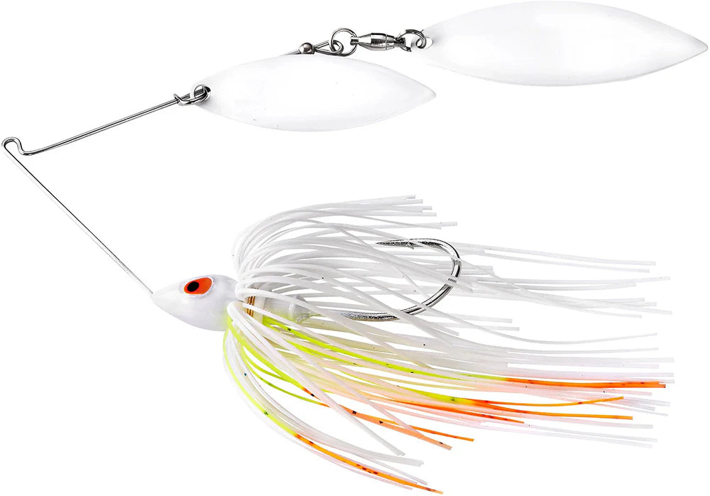 War Eagle Painted Head Nickel Frame Double Willow Spinnerbait - 3/8 oz