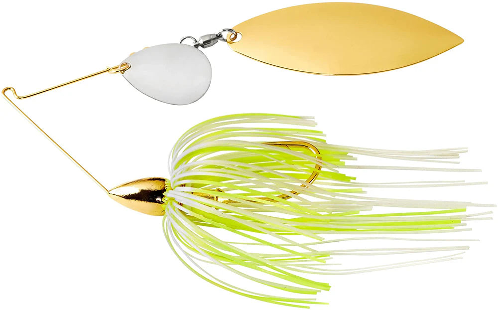 War Eagle Tandem Colorado Willow Gold Frame Spinnerbait - 3/8 oz