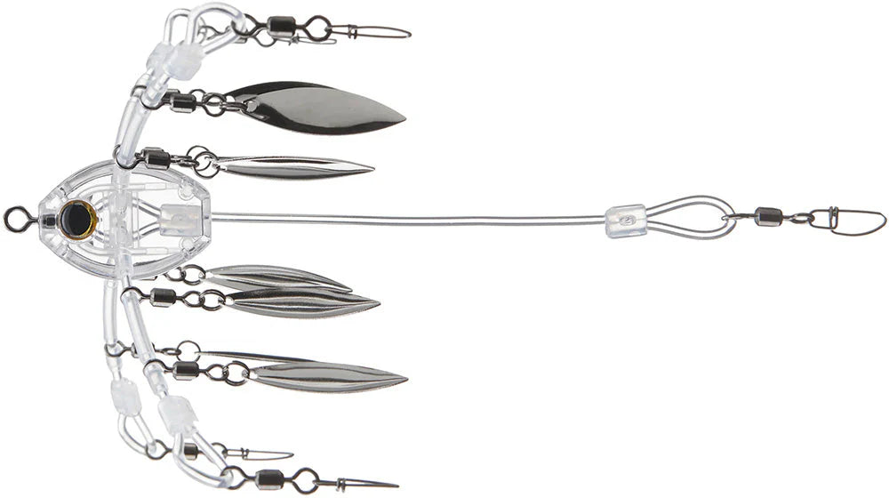 Stealth Lures Clear Stealth Rig - 8 Blade Design