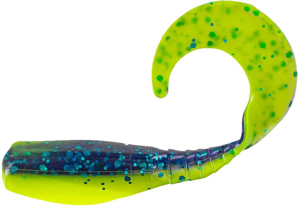 Big Bite Baits Curly Tail Crappie Minnr Soft Plastic - 10 Pack