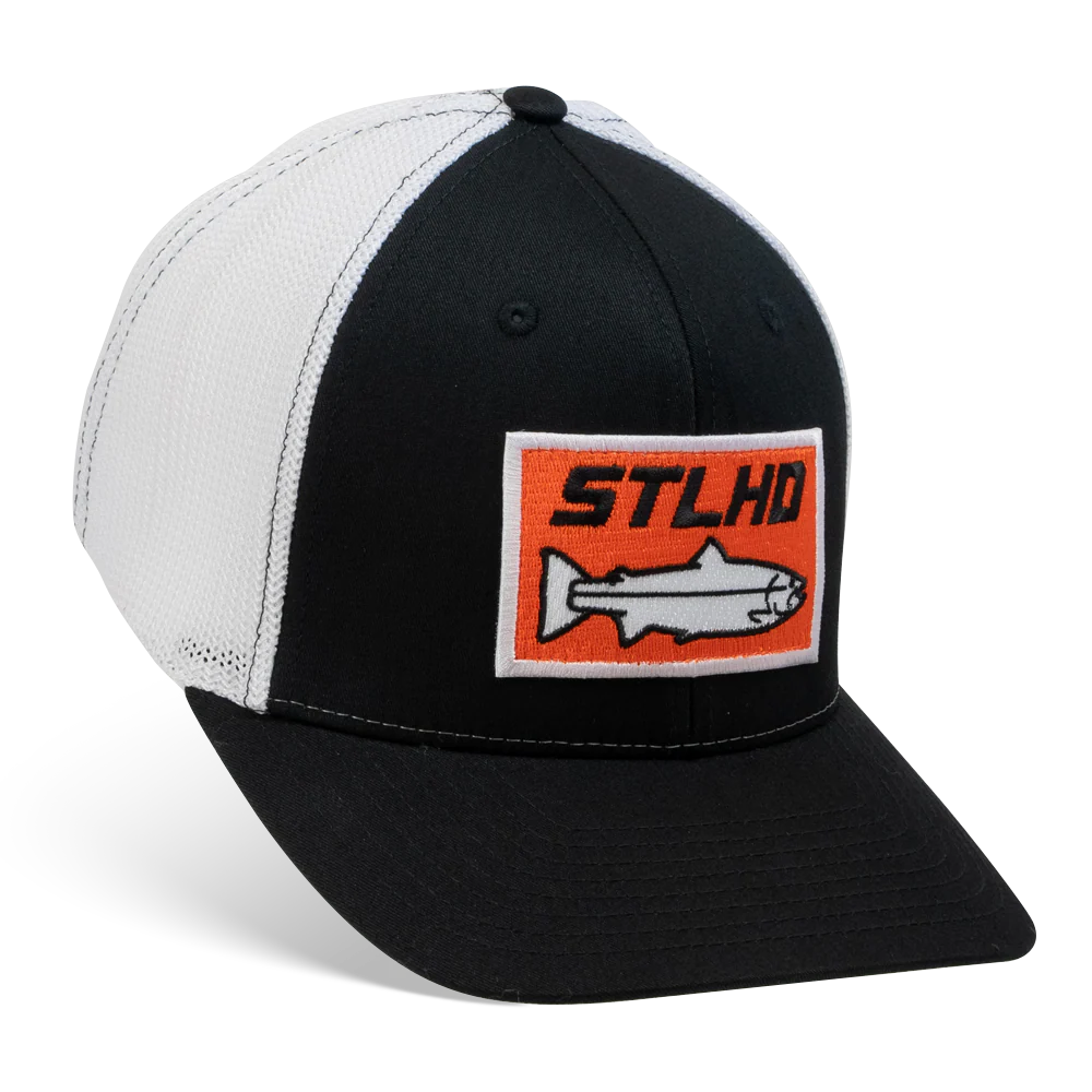 STLHD Standard Black/White Flex fit Hat