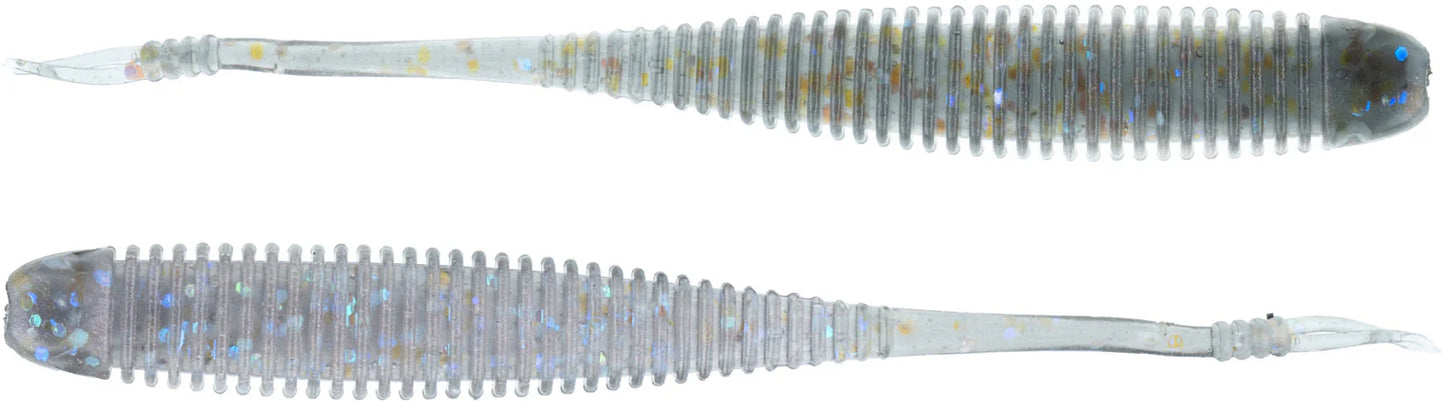NetBait Flat Sided Shad - BaitFuel Infused Drop Shot Bait